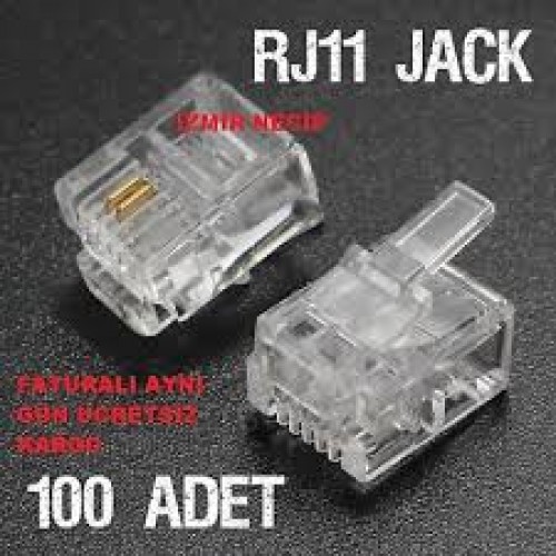 RJ11 CONNECTÖR 100LÜ
